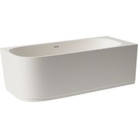 VEGA CORNER DX (droit) Bicolore Café mat - Blanc mat +bonde