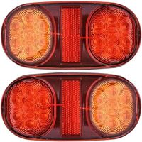 Feux de Remorque LED 12V,2pcs Feu Arriere pour Remorque LED Etanche