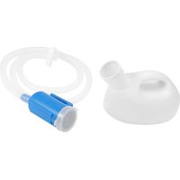 Bidon Urinaire Portable 2000ML Anti-Fuites avec Tuyau pour Hommes et Enfants