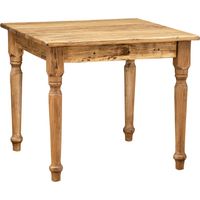 tavolo quadrato legno massello 90x90 cm Tavolo da cucina e sala da pranzo Tavolo legno esterno e interno