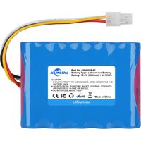 KUNLUN 18,5V 3500mAh Li-ION Batterie de Remplacement pour Husqvarna Automower 310 315 584 85 28-02 pour Gardena Sileno R100Li R130Li R160Li Batterie Tondeuse Robot 5848228-01,5848228-02,589586201