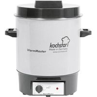 Stérilisateur électrique 27L avec thermostat – Grille émaillée pour bocaux 1L et 0.5L – Cuisson précise et homogène – Kochstar