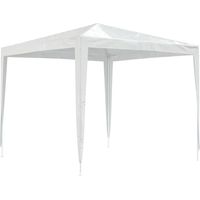 Tente de réception Tonnelle de réception Barnum 2,5x2,5 m Blanc 63232