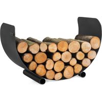 CookKing Kaminholzregal "Turyn 70", schwarz, 70 x 45 cm