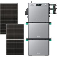 Zendure SolarFlow 2400 Pro - Batterie Solaire 2400W AC, PV 4800W, 2.4-16.8kWh, Plug & Play, IP65, Tesla/Pompes à Chaleur. avec 2xAB3000L (5.76 kWh), avec 500Wx2 Panneau Bifacial