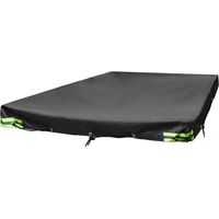 Anhänger Abdeckplane LKW Flachplane Schwarz + Gummiseil Wasserdicht 214x122x13cm Blue XXS