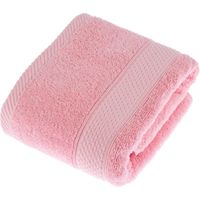 HOMESCAPES Turkish Cotton Pink Hand Towel
