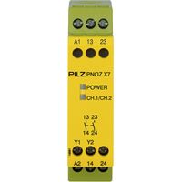 PILZ 774059 Bloque lógico de seguridad PNOZ X7 24 VCA/CC 2n/o