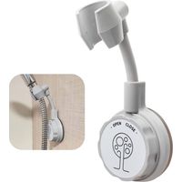 Suction Cup Shower Head Holder, Adjustable Shower Head Holder, 360° Rotatable Shower Holder Suitable For Bathroom Shower Installation