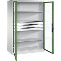 Armario de puertas batientes con ventanilla H x A x P 1950 x