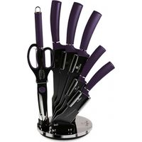 Ensemble de couteaux violets Berlinger Haus BH-2560 avec support