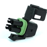 Aptiv Delphi 12015798 Kfz-Stecker, 4P FM BLK, Anschlussbaugruppe 20 Ampere