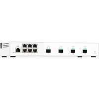 QNAP QSW-M2106-4S Netzwerk-Switch Managed L2 2.5G Ethernet (100/1000/2500) Weiß