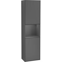 V&B Hochschrank Wandbeleuchtung Finion 41,8x151,6cm, l, Rg A m Lac, Anthrac. m