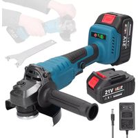 Smerigliatrice Angolare A Batteria Flex Disco 125mm 88v 10.000 Giri/min 2 Batterie