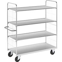 Kongamek Carrello a ripiani versatile con 4 ripiani