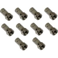 10 fiche F mâle 6.5mm