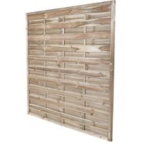 Verdelook – Panneau brise-vent en bois imprégné 180x180 cm – Résistant aux intempéries – Protection efficace contre le vent – Pour jardins et patios