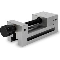 Tornillo banco precisión husillo ancho 100mm sujeción 125mm altura 45mm taller EBERTH