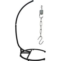 Jusqu'à 150kg : Support pour Fauteuil Suspendu - 210cm Cadre Chaise Suspendue