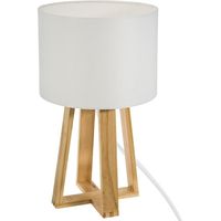 Tischleuchte MOLU, Designer-Lichtquelle, Lampenschirm aus Stoff, Atmosphera