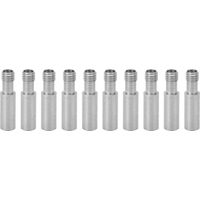 Lot de 10 tubes de gorge M6 pour buse d'impression 3D, acier inoxydable robuste, connexion directe pour imprimante CR10.
