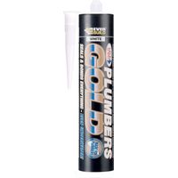 Everbuild Plumbers Gold White 290ml Sealant