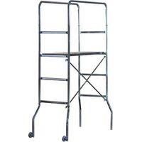 Échafaudage Trio 1,88m – Acier galvanisé – Hauteur de travail max 1,45m – Charge maximale 120kg – Démontable avec roues – Marchetti