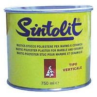 SINTOLIT STUCCO PER MARMO E CERAMICA IN BARATTOLO- - ml.500 paglierino tipo verticale - 2 pezzi SINTOLIT