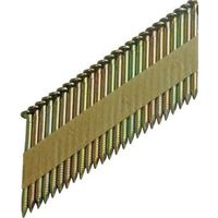Lot de 2500 clous de charpente annelés galvanisés 3.1 x 90 mm – Tête tronquée 34° – Tige D pour résistance optimale – Pour assemblage bois – Fixman