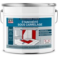 Procom – Imperméabilisant sous carrelage 10L – Résine d'étanchéité pour douche et pièces humides – Ultra-résistant et facile à appliquer