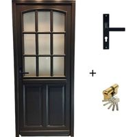 Porta d'ingresso in legno Exo Modello 'Alicia' 215X90 Lato destro Venduta con maniglia e cilindro