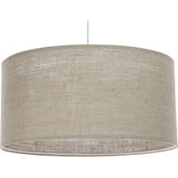 Suspension boho élégant en chanvre naturel réglable style doux - Ø 60 cm - H30 cm