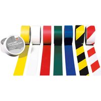 Nastro per marcatura del pavimento Easy Tape PVC nero/giallo L.33m P.75mm Rl.