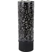 Infraworld Atlas Round Black finnischer Saunaofen 9 kW schwarz inkl. Saunasteine