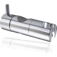 Shower Head Holder, Suction Cup Handheld Shower Hook, Shower Head Wall Mount, Universal Replaceable Shower Slide Rail (25mm, Silver)
