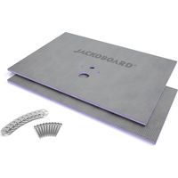 Jackon Insulation – Bâti support WC Sabo 4508472 – Hydrofuge, directement carrelable – Dimensions 1300x600mm, épaisseur 20mm – Haute résistance à la compression
