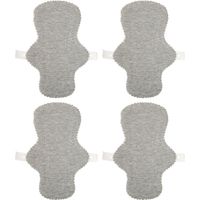 4 Lingettes Hygiéniques Réutilisables en Tissu, Serviettes Lavables Femme, Absorbantes Anti-Fuite Respirantes au Graphène, Lot de 4