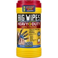 Toallitas Industriales para Manos Limpieza Rápida 100 Unidades BIG WIPES
