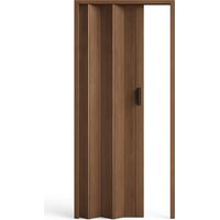 Legno Scuro Venato Premium Porta a Soffietto Magnetica Scorrevole