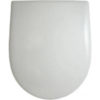 Abattant adulte pour WC suspendu blanc – Entraînement 155 mm – Dimensions 450 x 365 mm – Fixations incluses – Selles