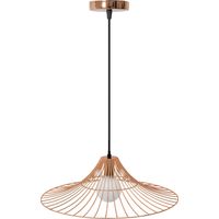 LAMPADA A SOSPENSIONE APP483-1CP FLASH LOFT ROSA ORO TONDO 1-PUNTI LUCE E27 50X50X15-75CM REGOLABILE
