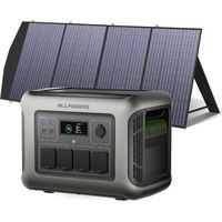 ALLPOWERS R1500 LITE Estación de Energía Portátil con 200W Panel Solar, 1056Wh LiFePO4 Batería, 4 tomas AC de 1600W (3200W Pico), Generador Solar para Camping, Viajes, Emergencia, Corte de Energía