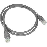 Cordon de brassage U/UTP cat.5e PVC 0,25 m gris alantec