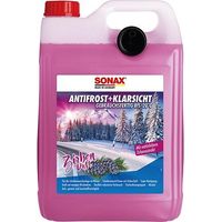Nettoyant vitres hiver SONAX Antigel + Vision claire jusqu'à -20°C Zirbe Bidon de 5l avec bec verseur