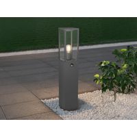 LED Pollerleuchte mit Bewegungsmelder in Anthrazit, Höhe 80cm
