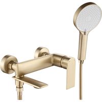 GRIFO DE BAÑERA REA VENETA 90 BRUSH GOLD