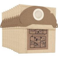 Lot de 10 sacs à poussière de rechange pour aspirateur Kärcher WD2 MV2 WD2250 A2004 A2054 6.904-322.0