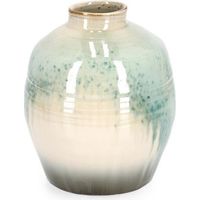 Vaso "Coira" in terracotta smaltata per uso esterno h 30 cm
