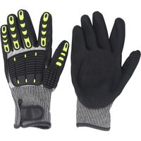Cut gloves for men and women L size Impact Mechanical operation Abrasion Thickened palm Support touch screen Welding Gardening Site work (L)